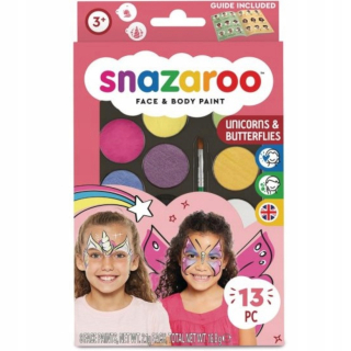 Snazaroo SNZ-1172181 Jednorožec farby na tvár 13 položiek